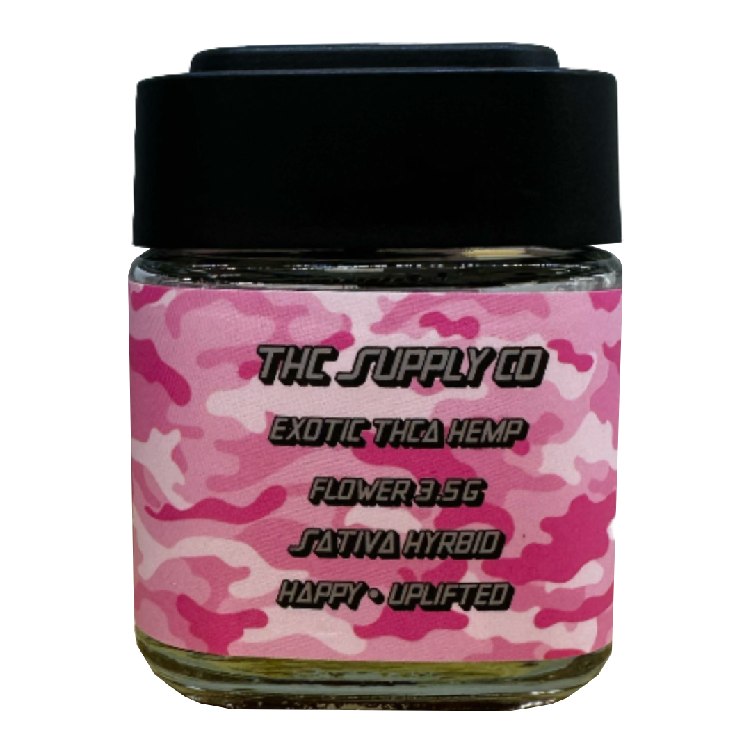 THCSC Exotic THCA Hemp Flower 8th / Sativa Hybrid / Cheetah Pussy